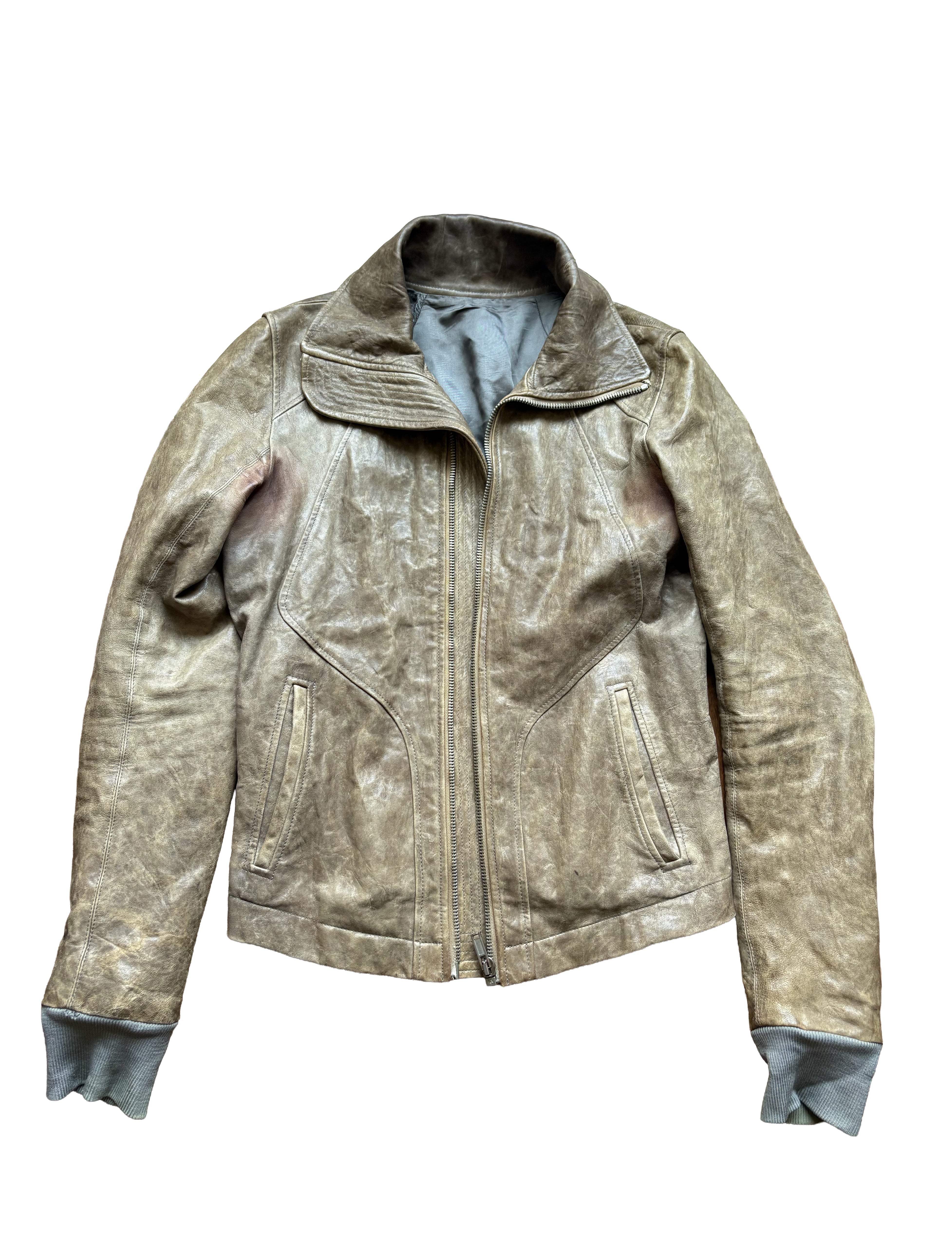 Rick Owens FW/09 Mollino Leather CRUST Jacket