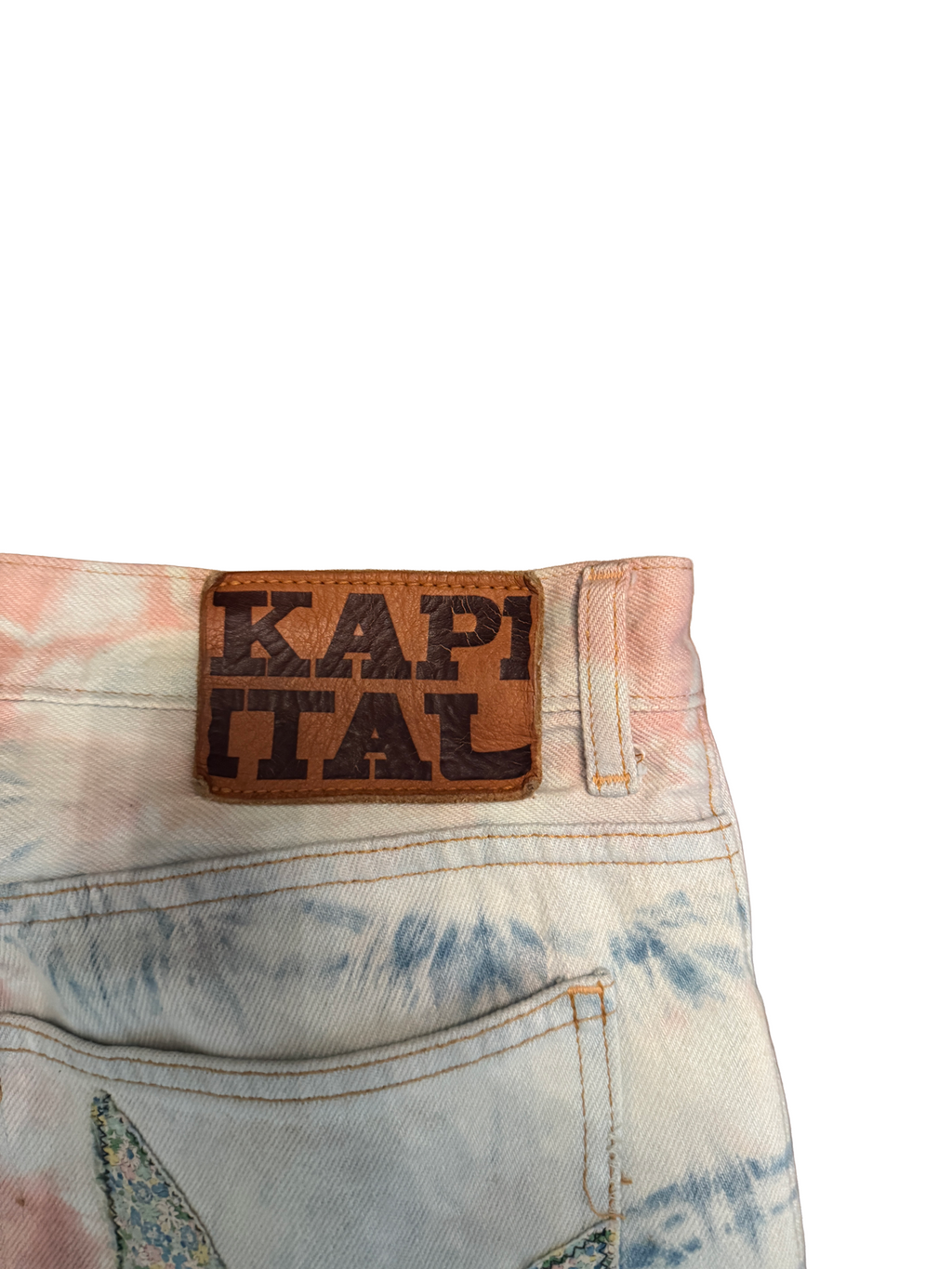 Kapital 12.5oz Crazy Papillon Flared Jeans