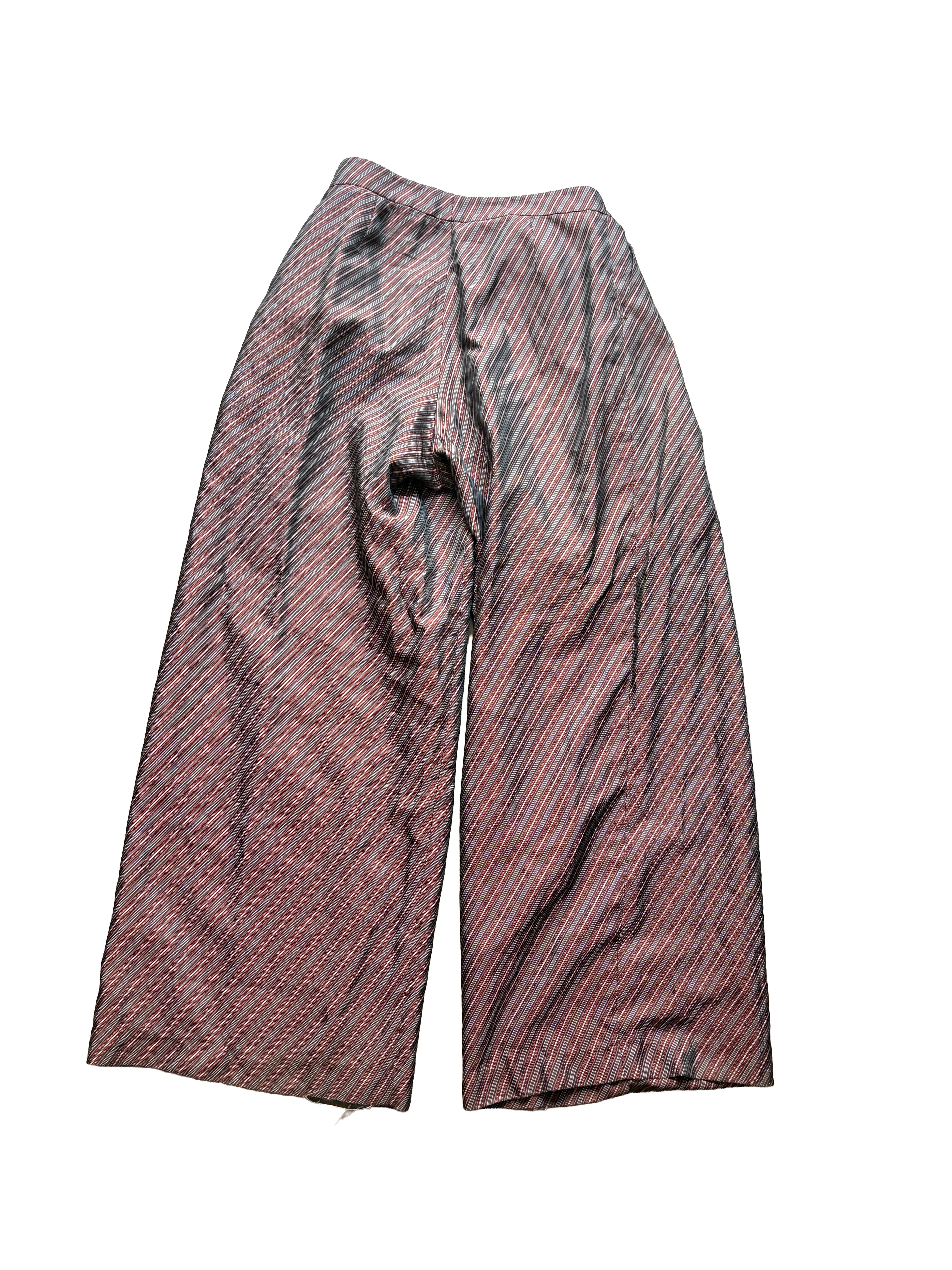 Dries Van Noten Pamplona Striped Pleated Wide-Leg Pants
