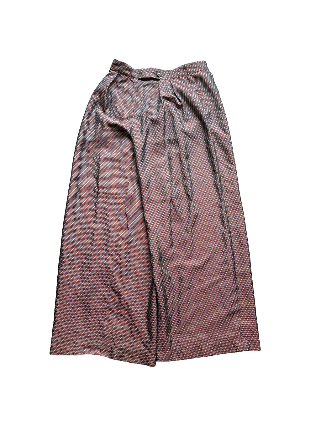 Dries Van Noten Pamplona Striped Pleated Wide-Leg Pants