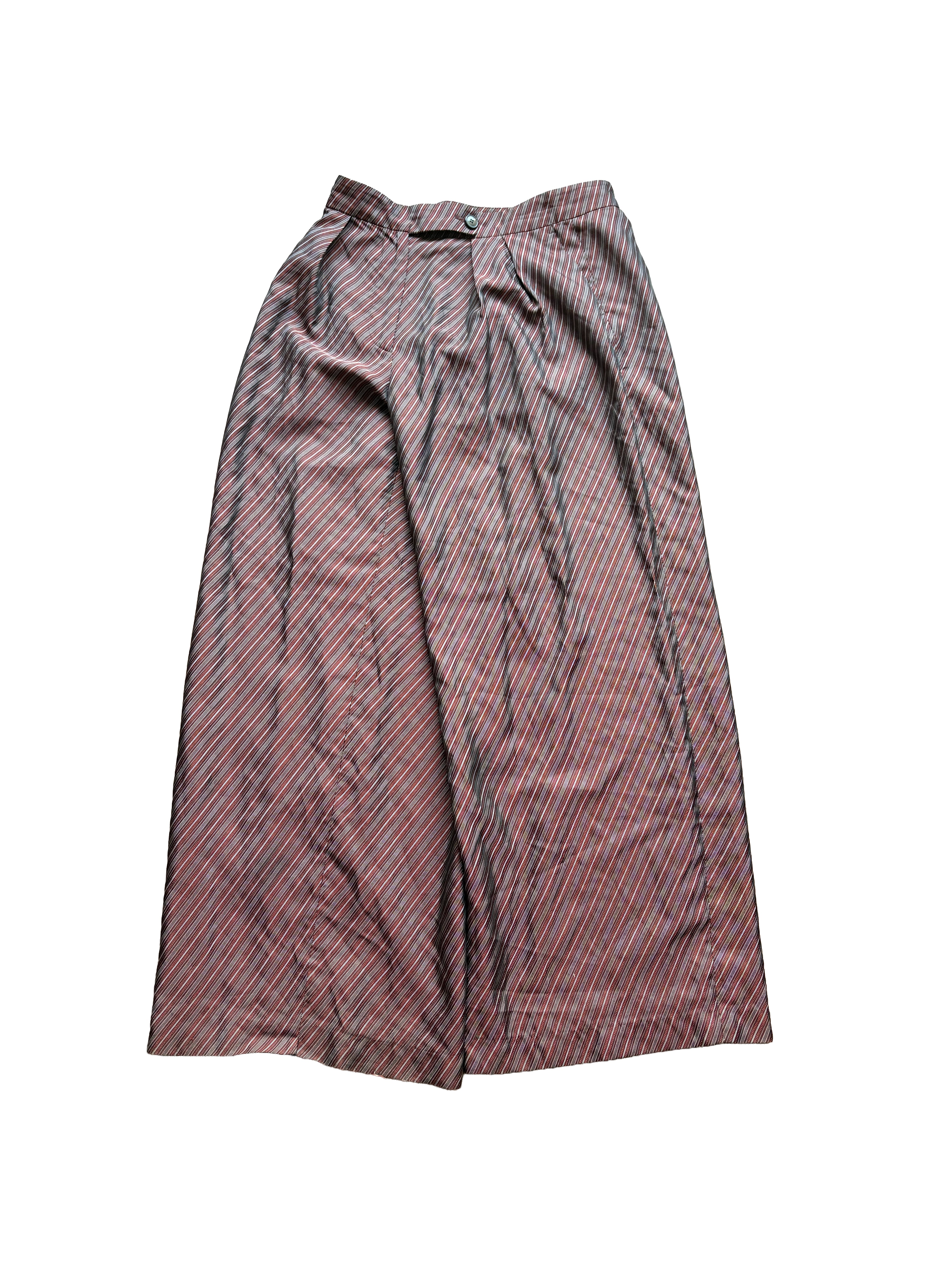 Dries Van Noten Pamplona Striped Pleated Wide-Leg Pants