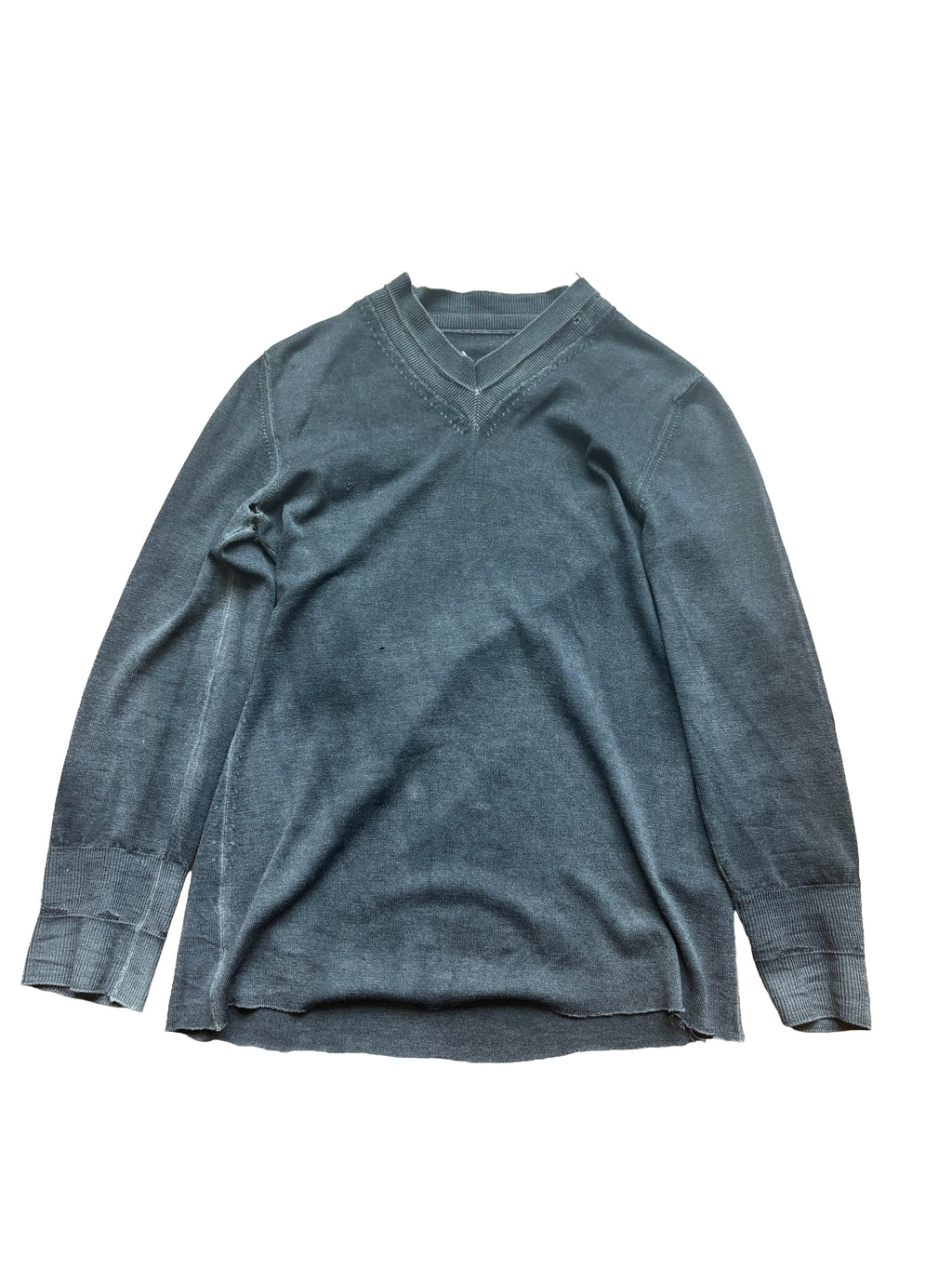 Maison Margiela Loose Gauge Distressed Knit Sweater