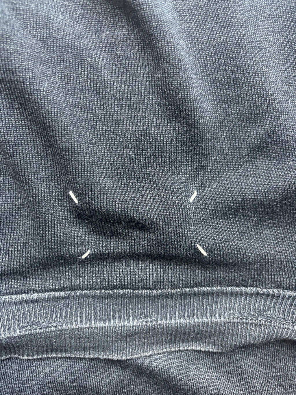 Maison Margiela Loose Gauge Distressed Knit Sweater