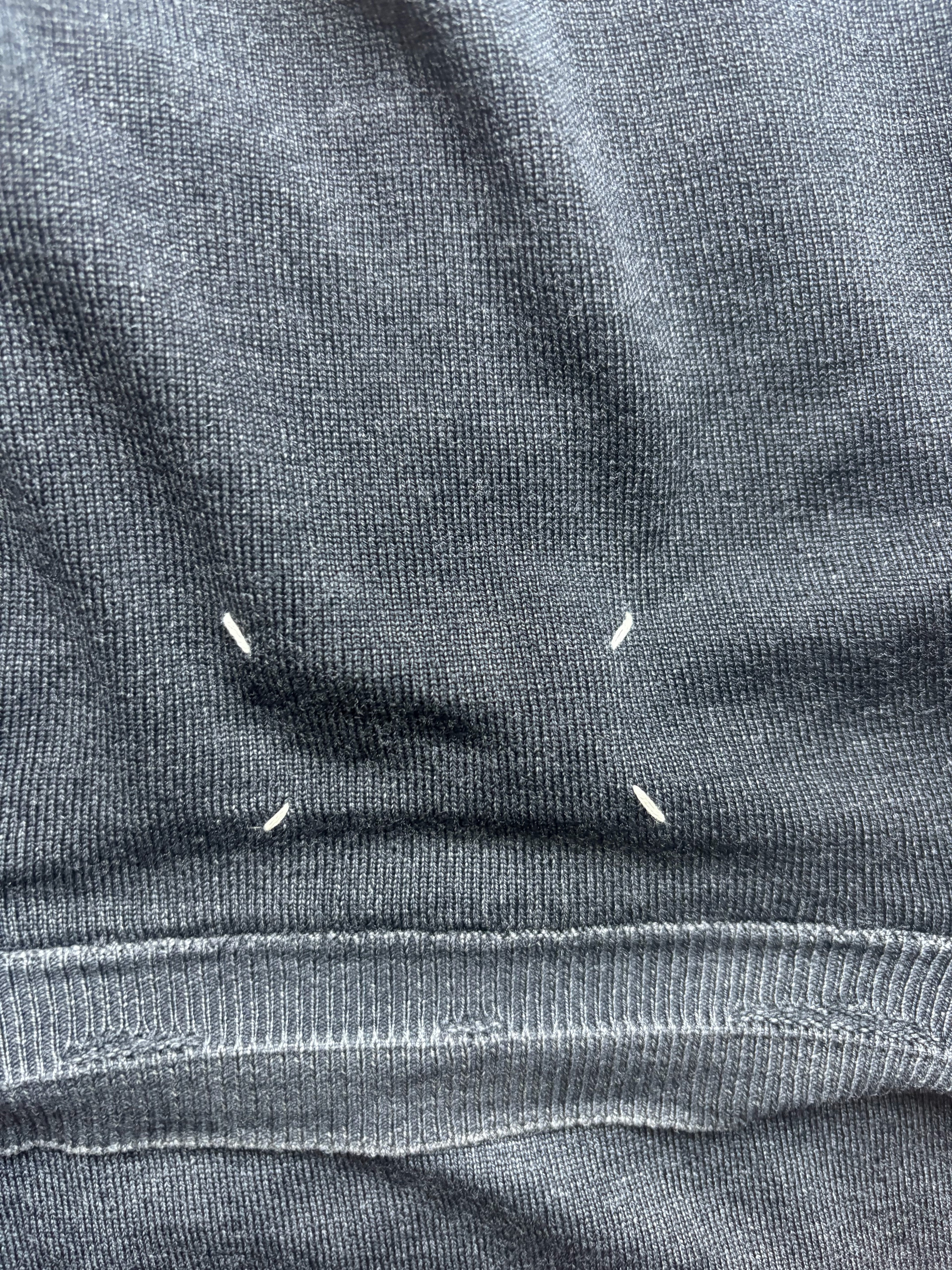 Maison Margiela Loose Gauge Distressed Knit Sweater