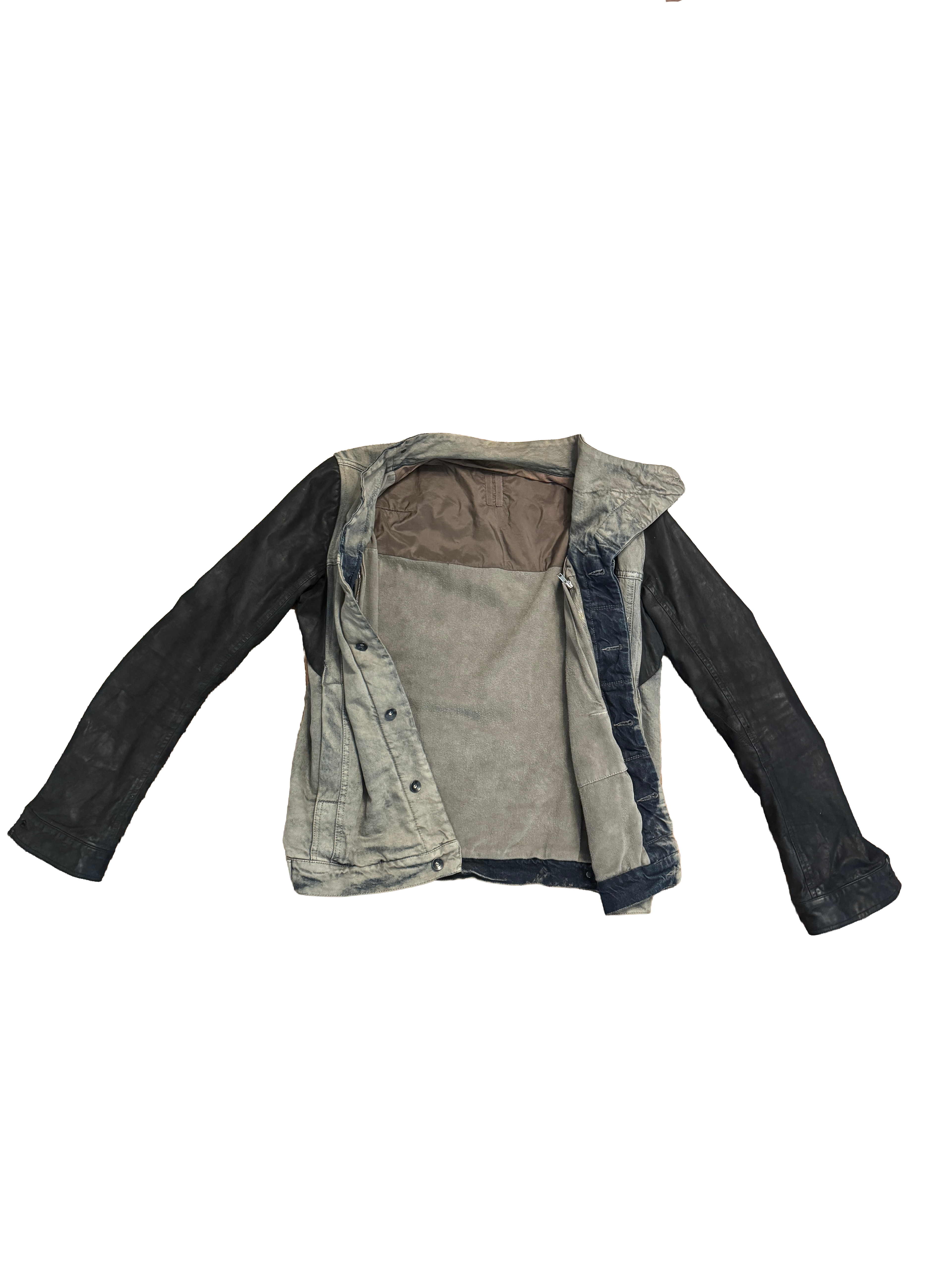 RICK OWENS FW2013 “PLINTH” DRKSHDW MINERAL SLAVE JACKET