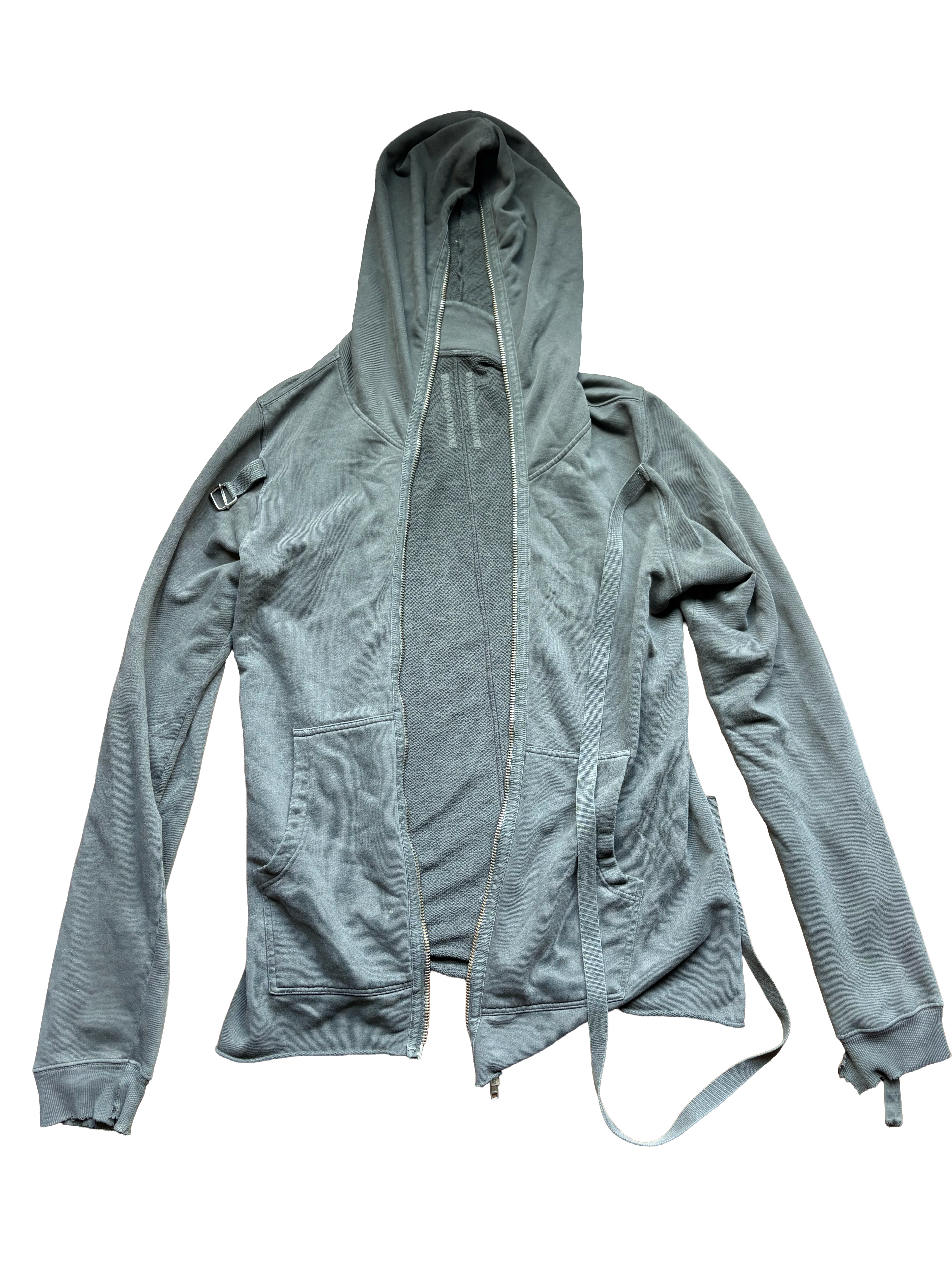 Rick Owens DRKSHDW FW/08 Stag Bondage Gimp Zip Up Hoodie