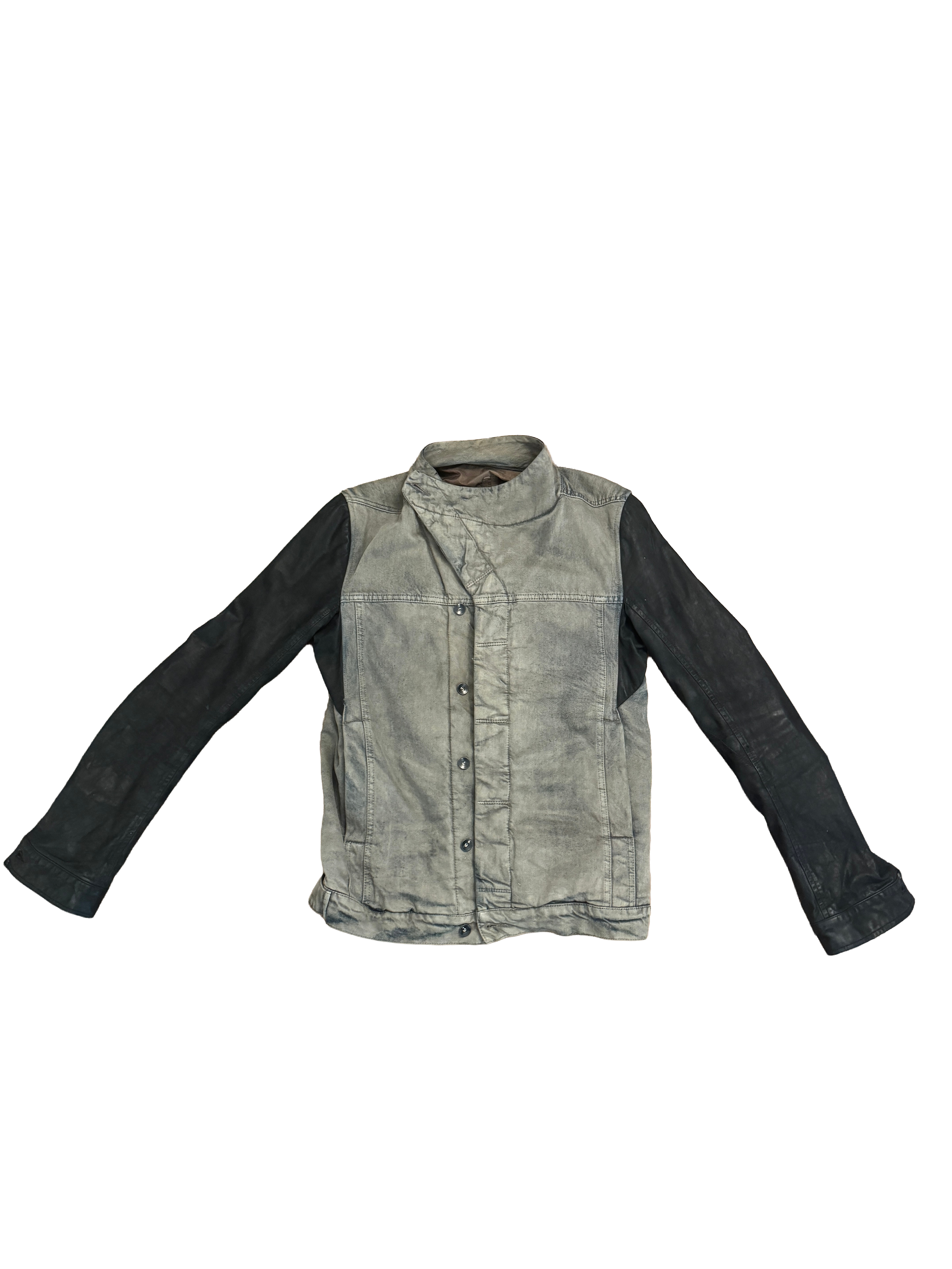 RICK OWENS FW2013 “PLINTH” DRKSHDW MINERAL SLAVE JACKET